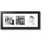 ArtToFrames Collage Photo Picture Frame with 3 - 5x5 inch Openings, Framed in Black with Over 62 Mat Color Options and Regular Glass (CSM-3926-95)